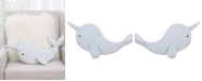 NoJo NoJo Whimsical Narwhal Decorative Pillow